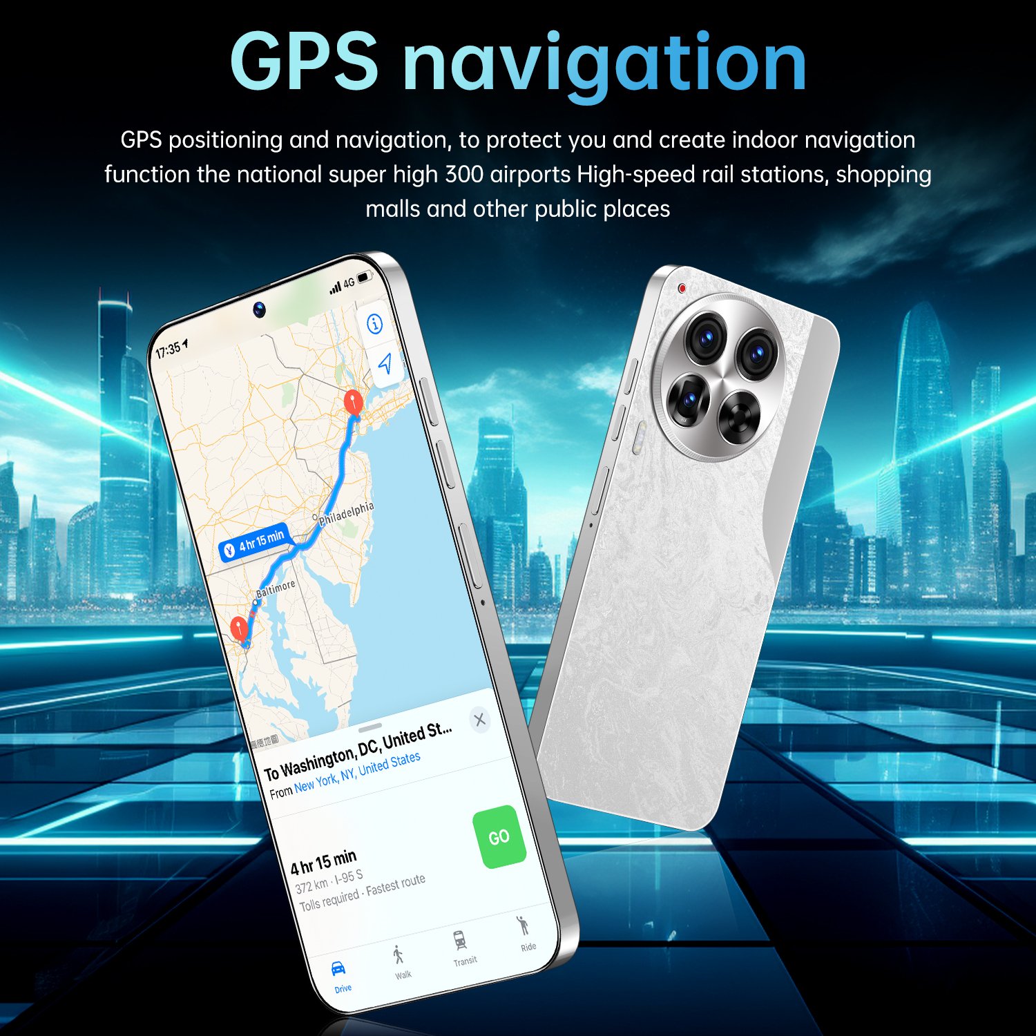 108MP Rear HD camera 5G 3g&4g cell phones smartphone